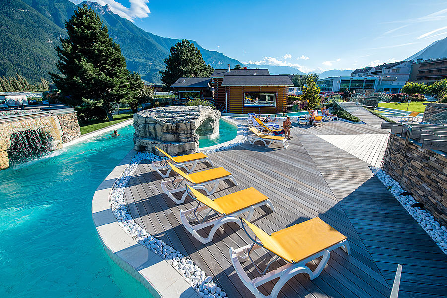 hôtel et bains, Bains de Saillon Valais