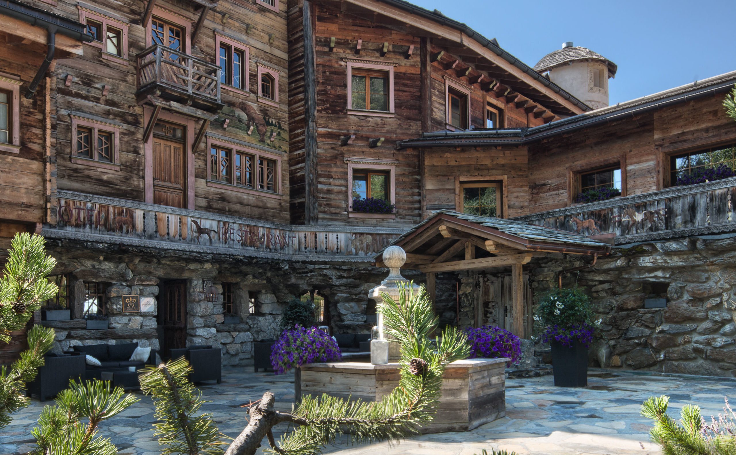 Hostellerie Du Pas De L Ours Crans Montana Exterieur Ret