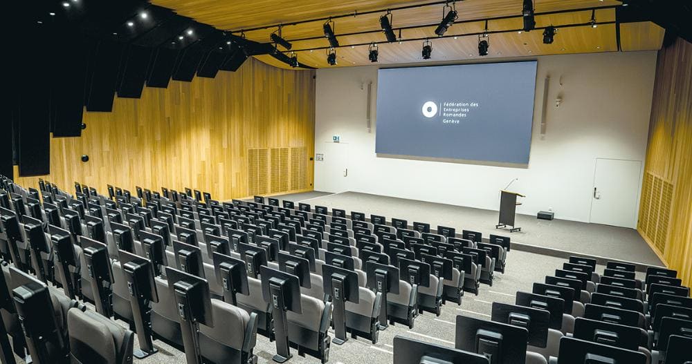 Auditorium Genève Spark Plan Les Ouates Auditorium Vide