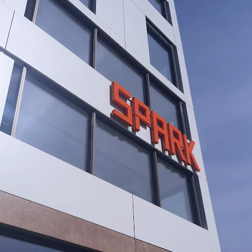 Auditorium Genève Spark Plan Les Ouates Logo