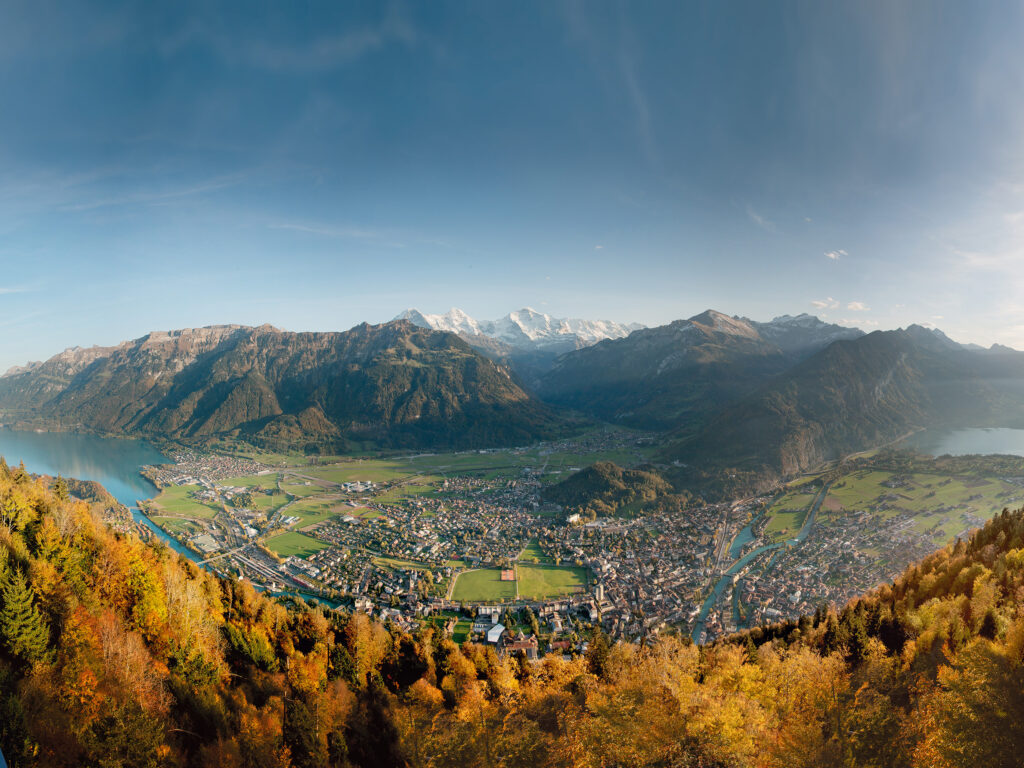 Interlaken: Panorama Von Interlaken
